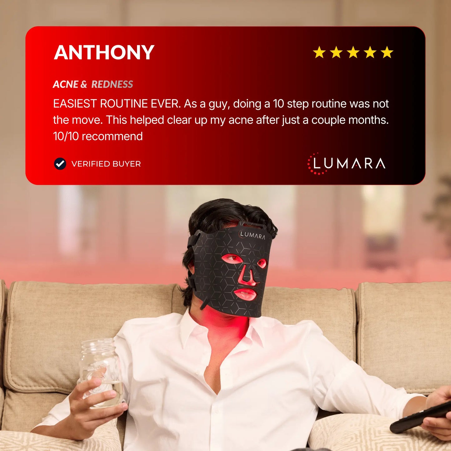 VISO - FDA Certified Red Light Therapy Mask Lumara