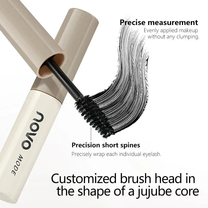 Black Mascara, Waterproof & Long-Lasting, Volumizing and Curling, Suitable for Mascara Base and Everyday Look High Class Cosmetics