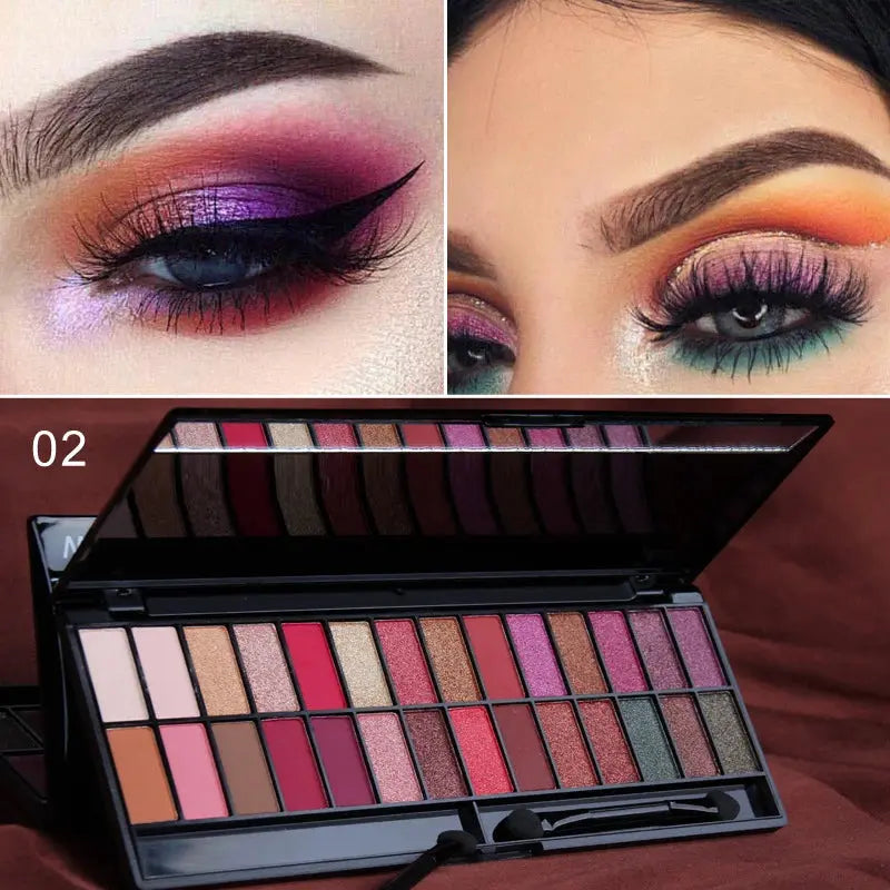 Makeup 28 Color Nude Eye Shadow Pallette Waterproof Eyeshadow Palette Lasting Make Up Brush Eyeshadow Palette Cosmetics TSLM1 High Class Cosmetics