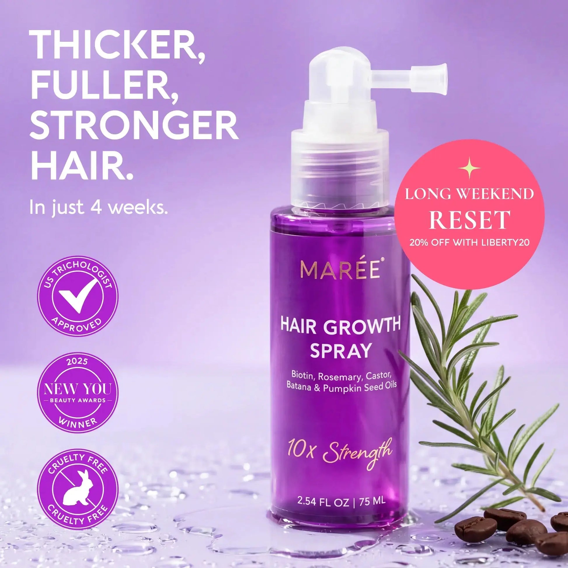 4-in-1 Hair Growth Spray Maree