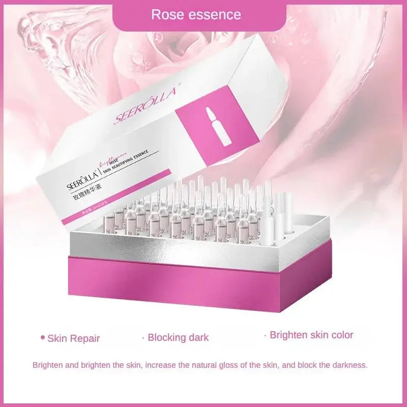 Hyaluronic Acid Peptide Whitening Serum Remove Dark Spots Melanin Brighten Shrink Pores  Moisturizing Fade Fine Lines High Class Cosmetics