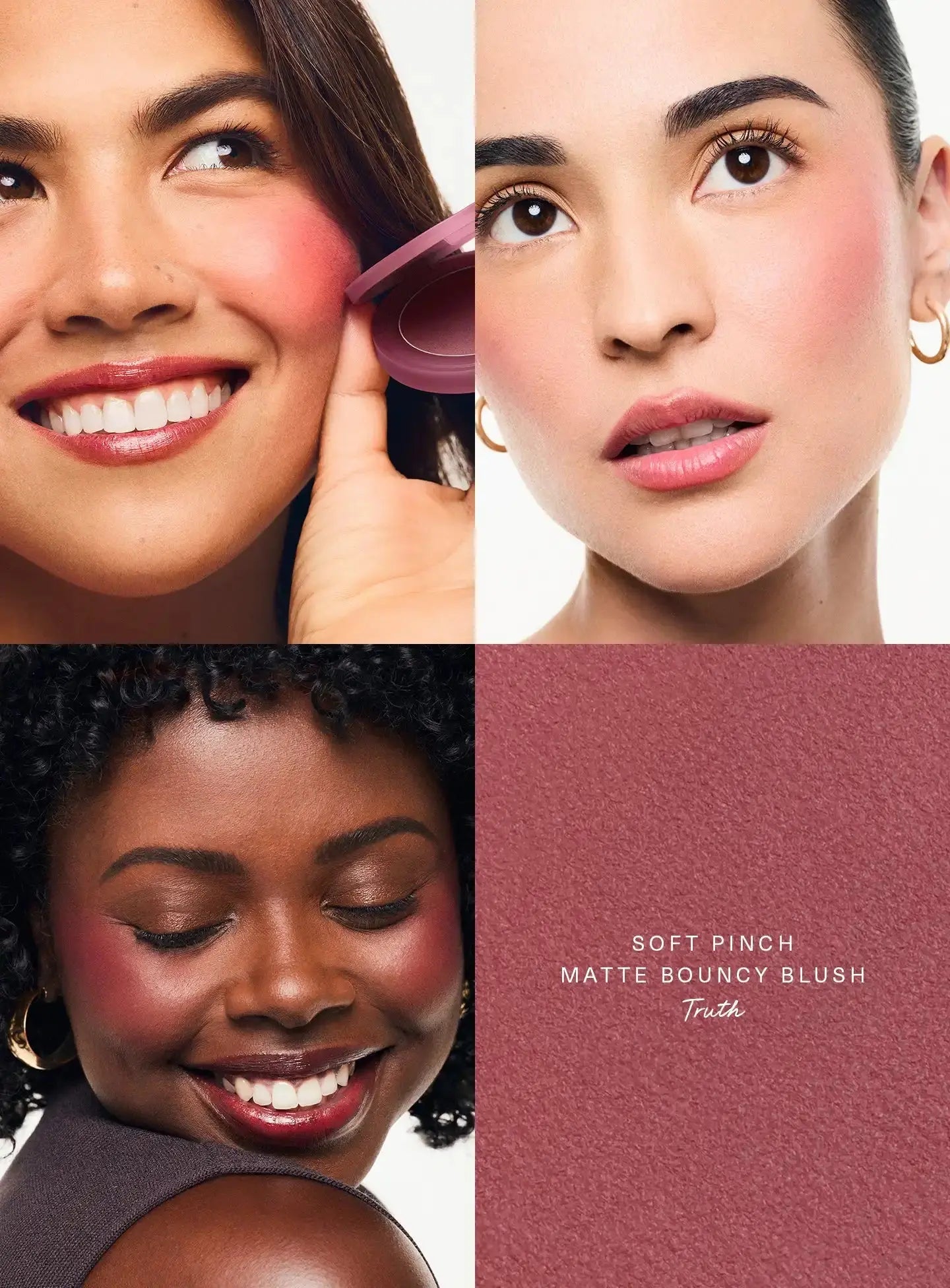 Rare Beauty Soft Pinch Matte Bouncy Cushiony Cream-to-powder Blush Airy And Lightweight Soft Pinch Liquid Blush Natural Flush High Class Cosmetics