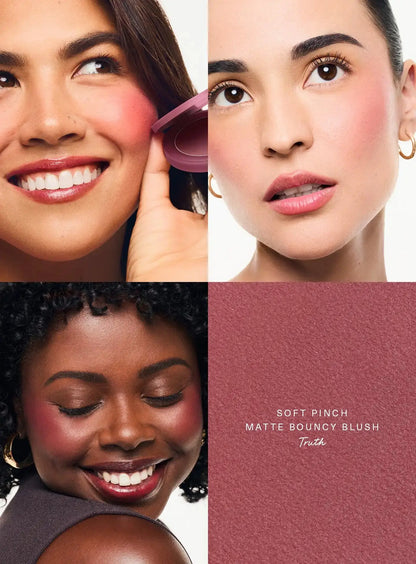 Rare Beauty Soft Pinch Matte Bouncy Cushiony Cream-to-powder Blush Airy And Lightweight Soft Pinch Liquid Blush Natural Flush High Class Cosmetics