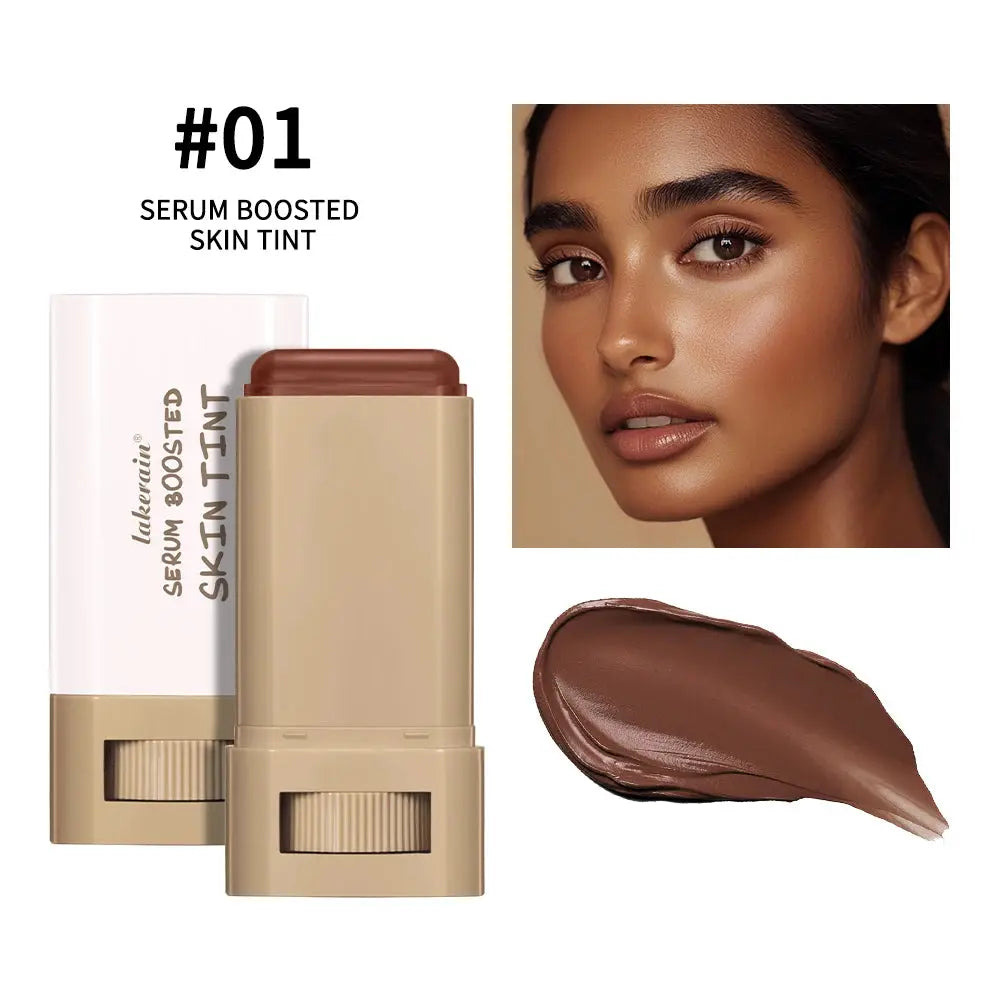 Skin Tint Stick Waterproof Nourishing Solid Tinted Serum Foundation Skin Tint Balm Face Tinted Face Contour Stick Makeup High Class Cosmetics