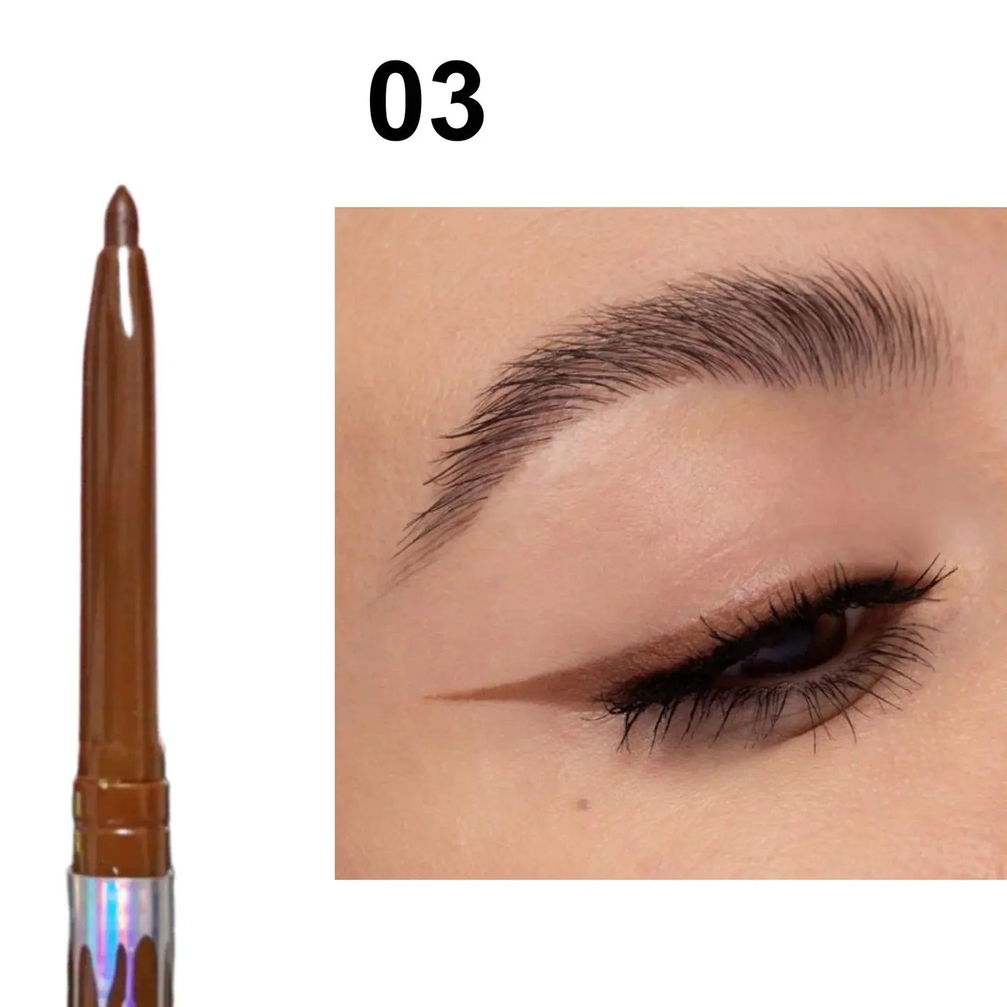 Waterproof Black Brown Eyeliner Gel Pencil Ultra-fine Matte Smooth Quick Dry Non-Smudge Easy Wear Eyeliner Pen Makeup for Eyes High Class Cosmetics