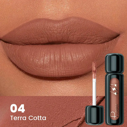 1pc Matte Velvet Lip Gloss, Highly Saturated Liquid Lip Mud, Non-Stick Long Lasting, All Skin Tones Compatible,Mother's Day Gift High Class Cosmetics