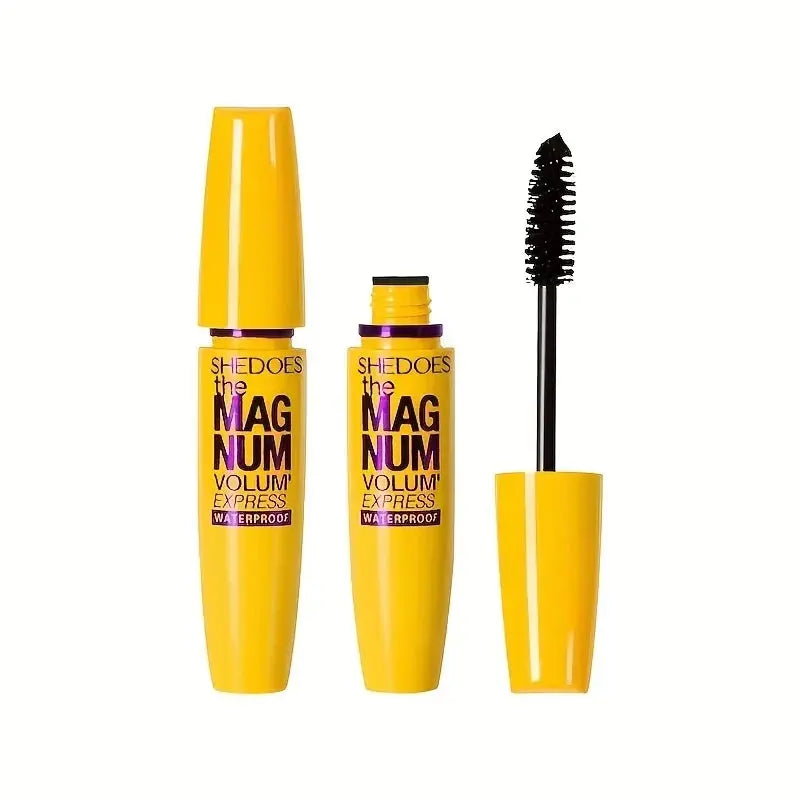 Waterproof and Slender Eye Black, Curly, Thick, Natural, Easy to Apply, Long-Lasting, Yellow and Fat Eye Black High Class Cosmetics