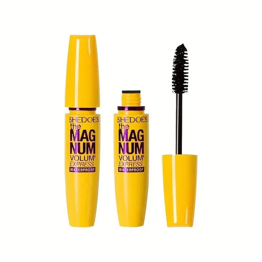 Waterproof and Slender Eye Black, Curly, Thick, Natural, Easy to Apply, Long-Lasting, Yellow and Fat Eye Black High Class Cosmetics