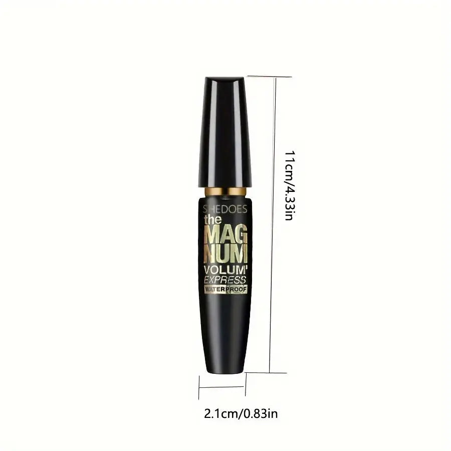 4D Black Mascara Thickening, Lengthening, Curling, Waterproof Liquid Fiber Mascara High Class Cosmetics