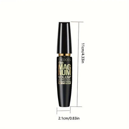 4D Black Mascara Thickening, Lengthening, Curling, Waterproof Liquid Fiber Mascara High Class Cosmetics