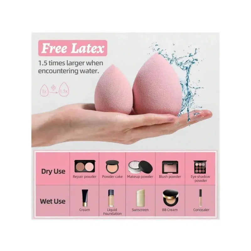 4 Pcs Beauty Egg Makeup Sponge Blenders Beauty Sponges Foundation Applicator Foundation Cosmetic Puffs Beauty tool High Class Cosmetics