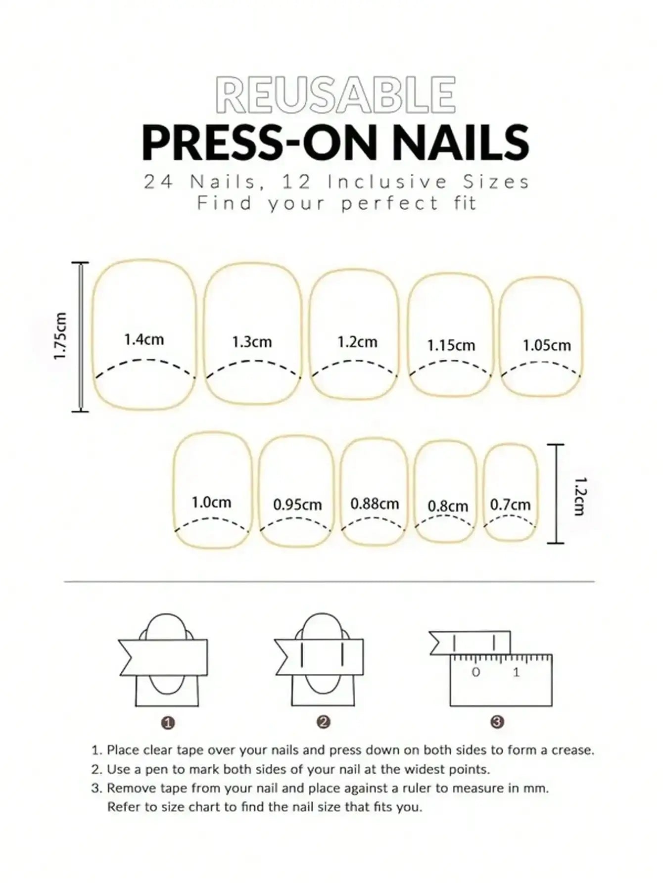 24pcs/set short square fake nails for women cute bride heart white french tips faux ongles y2k press on false nail supplies High Class Cosmetics