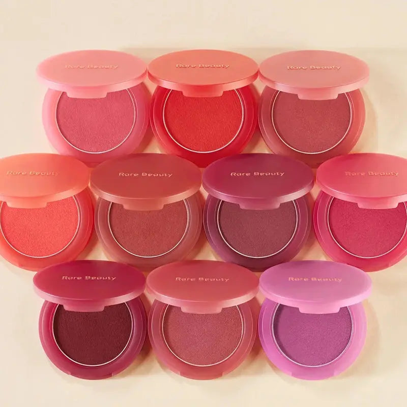 Rare Beauty The Cream To Powder Blush Has A Dreamy Color and A Long-lasting, Blurry Matte Effect Skin Texture Isn't Emphasized High Class Cosmetics