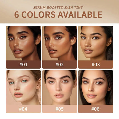 Skin Tint Stick Waterproof Nourishing Solid Tinted Serum Foundation Skin Tint Balm Face Tinted Face Contour Stick Makeup High Class Cosmetics