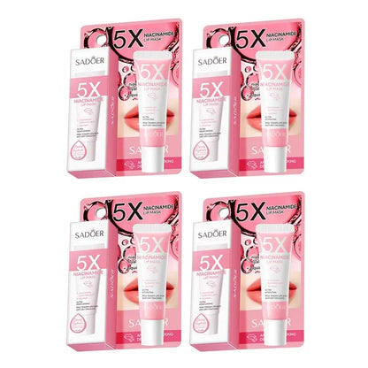 5X Niacinamide Plumping Lip Mask – Intense Hydration & Anti-Dryness for Soft, Pink Lips | Care Chapped Lips Overnig 10g/pc High Class Cosmetics