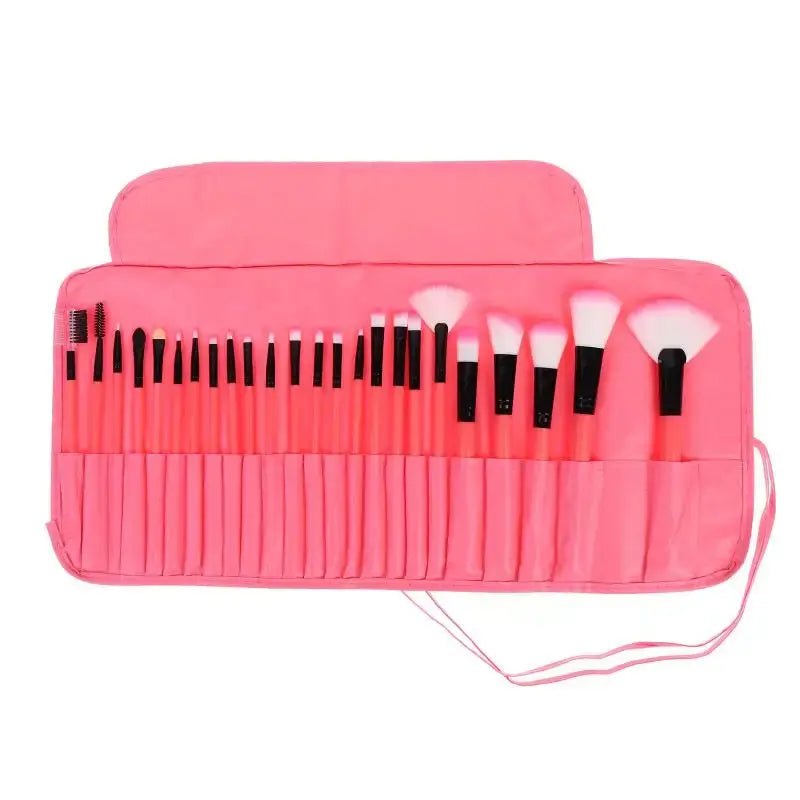 Professional 24Pcs Beauty Brush Set Includes All Makeup Brushes with Organizer Bag for Personal and Travel UseHot High Class Cosmetics