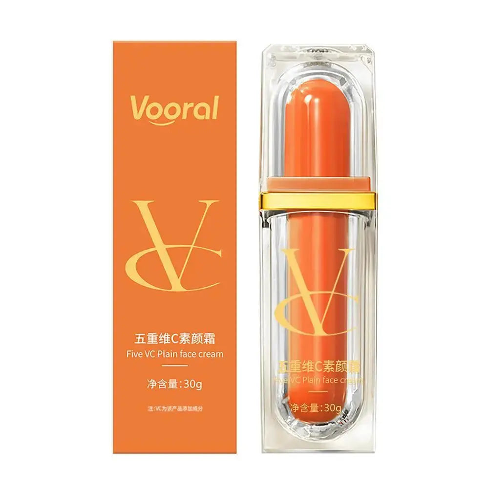 30g Vitamin C Makeup Cream Concealer Moisturizer Brighten Skin Natural  Anti Aging Whitening Facial Cosmetics Bb Cream Korean High Class Cosmetics