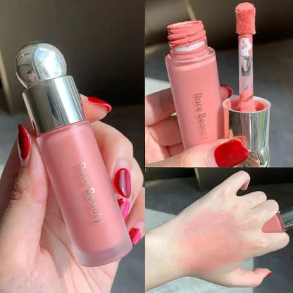 Rare Beauty Soft Pinch Matte Bouncy Cushiony Cream-to-powder Blush Airy and Lightweight Pinch Liquid Blush Natural Makeup Look High Class Cosmetics