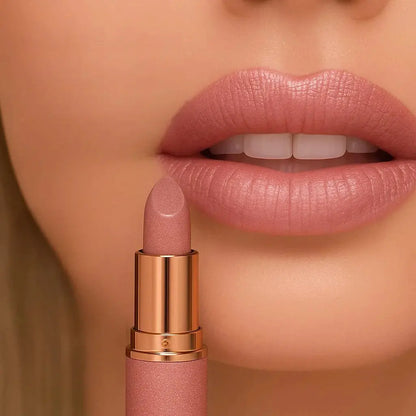 Rose smoke powder, bright starry sky, glossy velvet texture, durable, make your lips shiny, waterproof, anti-fouling. High Class Cosmetics