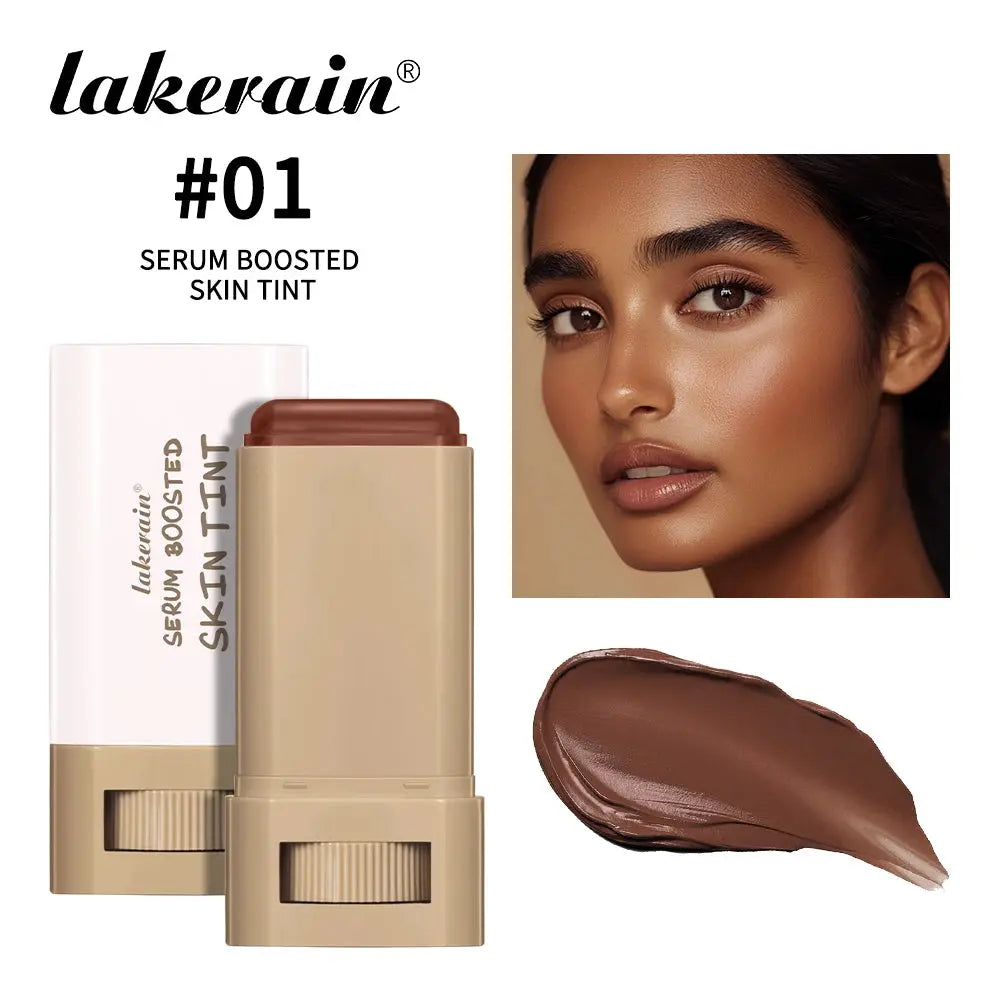 Skin Tint Stick Waterproof Nourishing Solid Tinted Serum Foundation Skin Tint Balm Face Tinted Face Contour Stick Makeup High Class Cosmetics