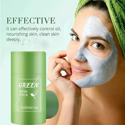 Green Tea Mask Face Clean Green Tea Cleansing Deep Moisturizing Shrink Pores Blackhead Acne Facial Korean Skin Care High Class Cosmetics