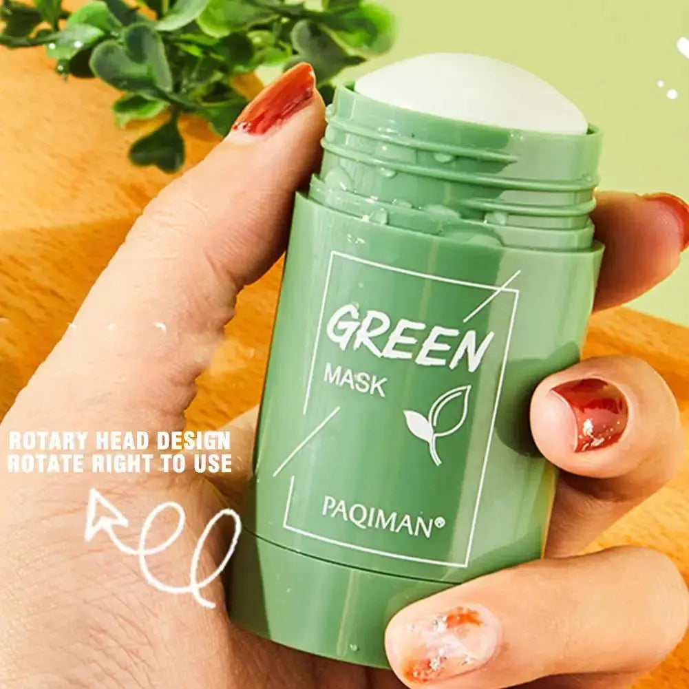 Green Tea Mask Face Clean Green Tea Cleansing Deep Moisturizing Shrink Pores Blackhead Acne Facial Korean Skin Care High Class Cosmetics