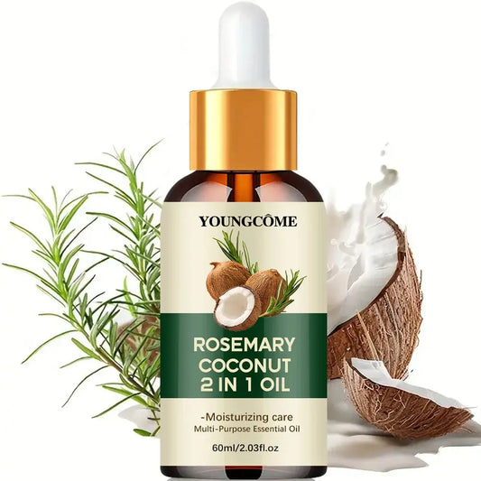 Rosemary Oil Hair Essential Coconut Oil Improve Hair Loss And Nourishes Strengthen Hair Roots Scalp Treatment Hair Care High Class Cosmetics