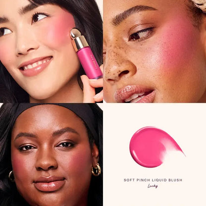 Rare Beauty Liquid Blush Silky and Glides On Smoothly Nature Long Lasting Plump Happy Hope Delight Stained Lipstick Gloss Makeup High Class Cosmetics