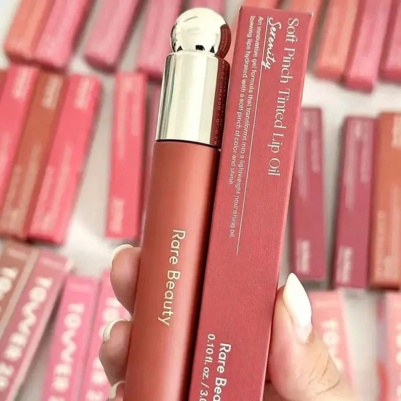 Rare Beauty Liquid Blush Silky and Glides On Smoothly Nature Long Lasting Plump Happy Hope Delight Stained Lipstick Gloss Makeup High Class Cosmetics