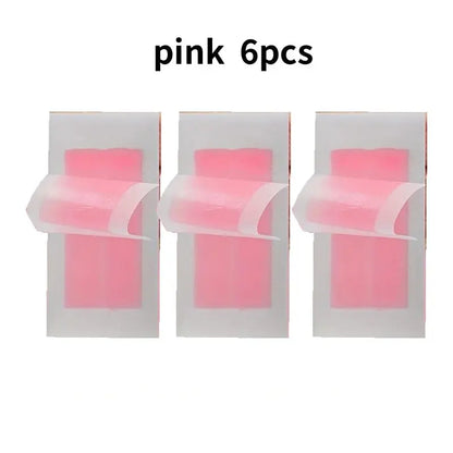 Professional Warning Tapes For Summer Hair Removal, Double Face Cold Warning Paper For Legs, Body, Face,6 Sticks, 10/20 Sticks High Class Cosmetics