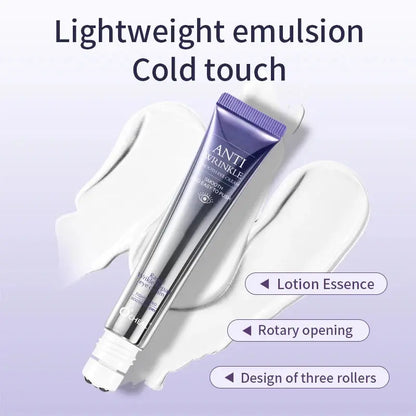 O'CHEAL Anti Wrinkle Anti Dark Circle Eye Cream Roller Massager Moisturizing Eye Bags Anti Aging Hyaluronic Acid Eye Skin Care High Class Cosmetics