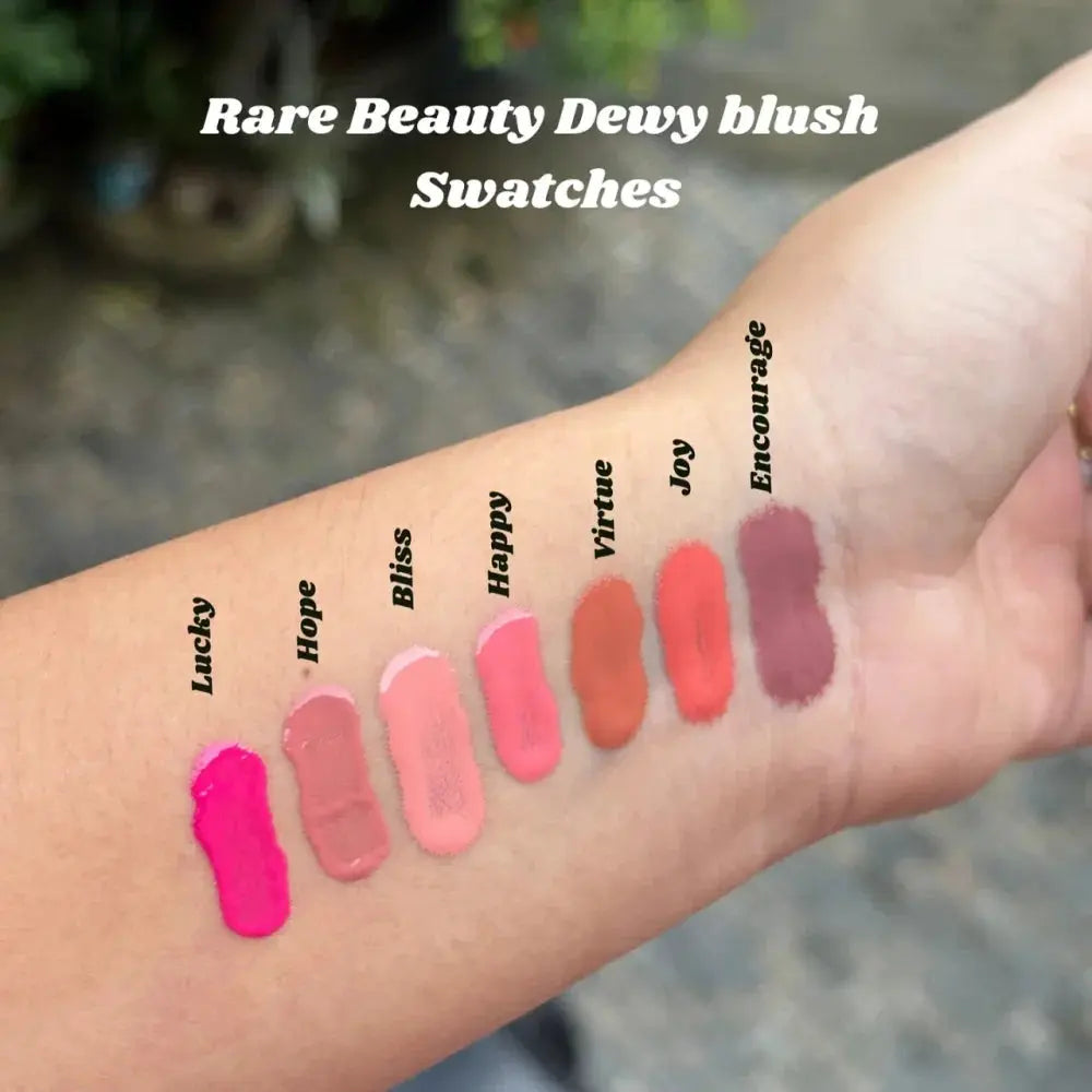 Rare Beauty Lipstick Blush Cream Grace Liquid Blush Waterproof Mositure Face Contour Shadow Blusher Liquid Blusher Plump Makeup High Class Cosmetics