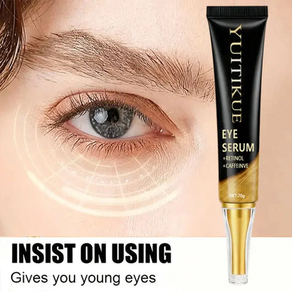 YUITIKUE Caffeine Eye Cream 20g - Fast-Acting Firming & Lifting, Energizes Eye Area, Day & Night Use, Reduces Puffiness High Class Cosmetics