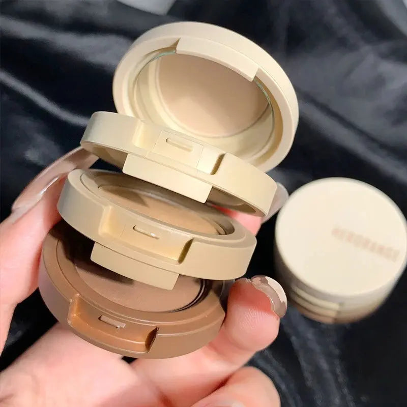 Tri-Color Eye Shadow, Matte Create Multi-Layered Eye Makeup High Class Cosmetics