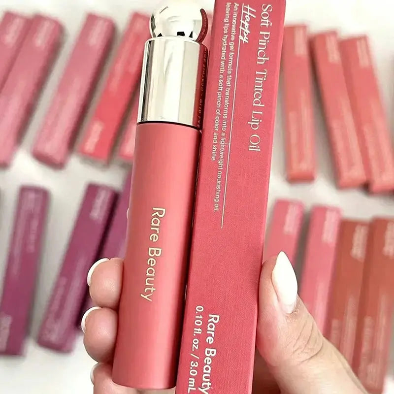 Rare Beauty Liquid Blush Silky and Glides On Smoothly Nature Long Lasting Plump Happy Hope Delight Stained Lipstick Gloss Makeup High Class Cosmetics