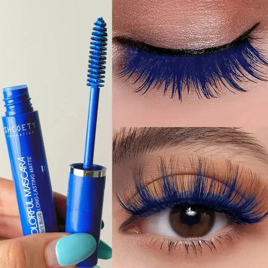 Color Mascara, Waterproof and Non-smudged, Slender and Thick Curly, Christmas Stage Hot Makeup, Eye Cosmetics High Class Cosmetics