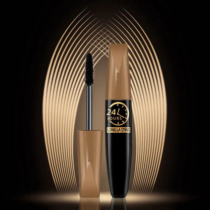 5D Eye Black Mascara Waterproof Lengthens Eyelashes Extension Silk Fiber Mascare Eye Makeup for Women Cosmetic Korean Make up High Class Cosmetics