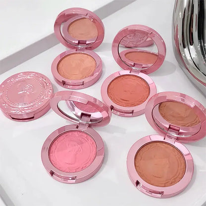 Three dimensional relief mist Color blush natural tender delicate hold makeup low saturation female blush cream High Class Cosmetics