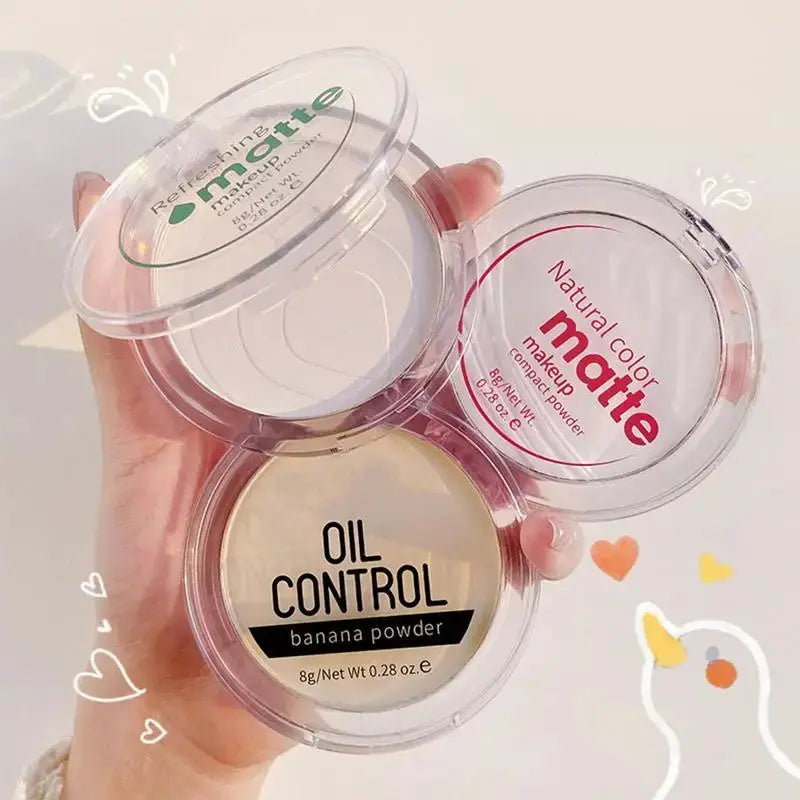 Make Up Face Powder Pressed Powder Brighten Oil-control Nude Makeup Pressed Powder Foundation Makeup Base Cosmetics High Class Cosmetics