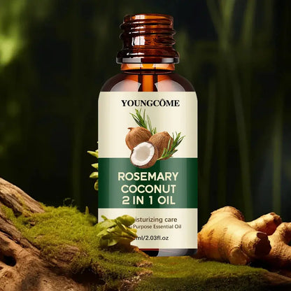 Rosemary Oil Hair Essential Coconut Oil Improve Hair Loss And Nourishes Strengthen Hair Roots Scalp Treatment Hair Care High Class Cosmetics
