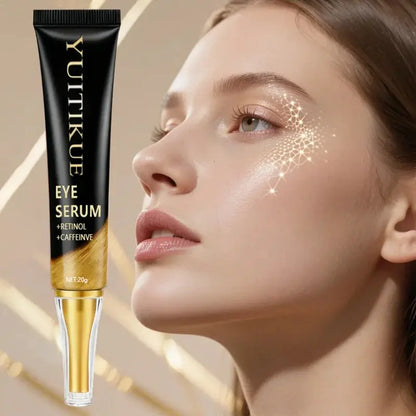 YUITIKUE Caffeine Eye Cream 20g - Fast-Acting Firming & Lifting, Energizes Eye Area, Day & Night Use, Reduces Puffiness High Class Cosmetics
