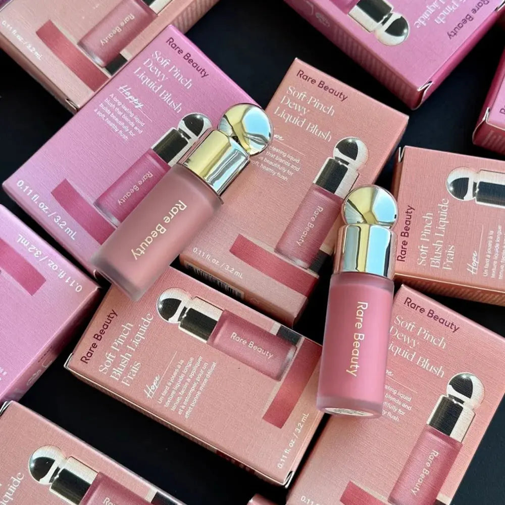 Rare Beauty Lipstick Blush Cream Grace Liquid Blush Waterproof Mositure Face Contour Shadow Blusher Liquid Blusher Plump Makeup High Class Cosmetics