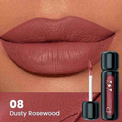 1pc Matte Velvet Lip Gloss, Highly Saturated Liquid Lip Mud, Non-Stick Long Lasting, All Skin Tones Compatible,Mother's Day Gift High Class Cosmetics