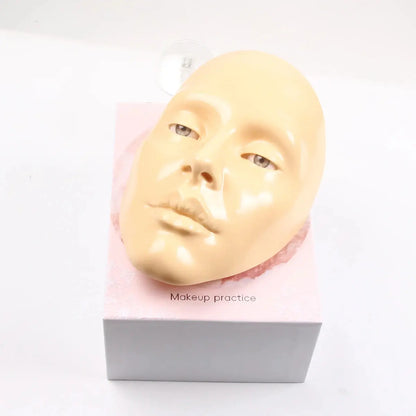 Makeup Full Face Practice Model 5D Silicone Bionic Skin Mannequin Eye eyebrow Eyelash Eyeshadow for beginner Makeup High Class Cosmetics