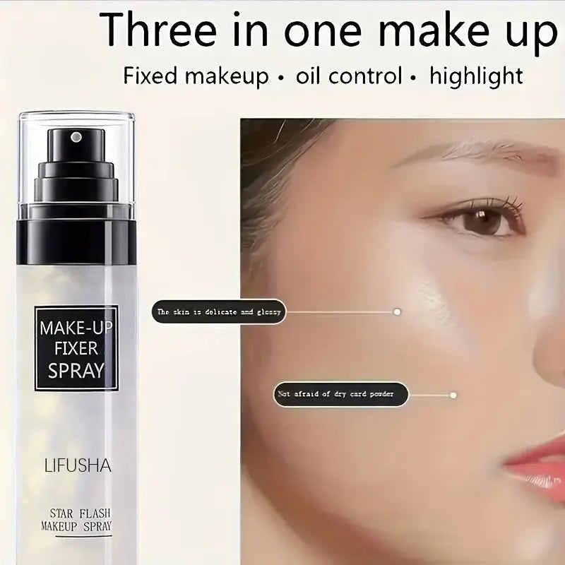 Makeup Fixing Setting Spray Waterproof Sweatproof Long Lasting Oil Control Hydrating Makeup Fixing Setting Spray Cosmetics High Class Cosmetics