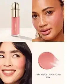 Rare Beauty Soft Pinch Matte Bouncy Cushiony Cream-to-powder Blush Airy and Lightweight Pinch Liquid Blush Natural Makeup Look High Class Cosmetics