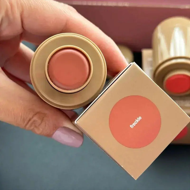 Rhod Pocket Blush LIP Stick Lip And Cheek Hydrating Stick Natural Rouge Powder Blush Cream Lipstick Cheek Easy To Apply Color High Class Cosmetics