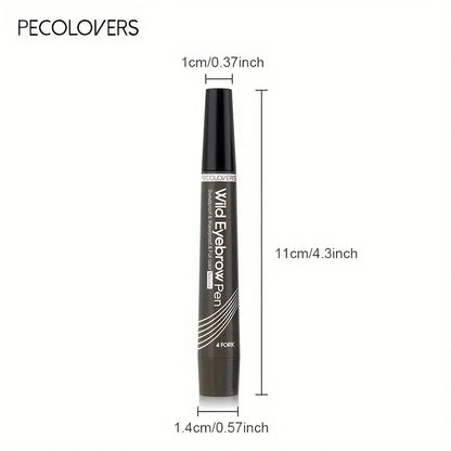 6 Colors 1pc Eyebrow Pen Waterproof 4 Split Tip Eyebrows Pen Eyebrow Tattoo Pen Waterproof Liquid Black Eyebrow Makeup Pencil High Class Cosmetics
