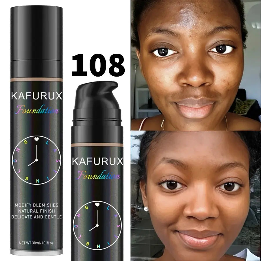 8 colors Liquid Foundation Effective Concealer Waterproof Sweat-resistant Face Korean Makeup Porfession Face Base Cosmetics Gift High Class Cosmetics