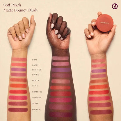 Rare Beauty Liquid Blush Cream Sheer Dewy Finish Lasting Blendable Multi-use Cheek Lip Tint Portable Gentle Makeup Gift for Girl High Class Cosmetics